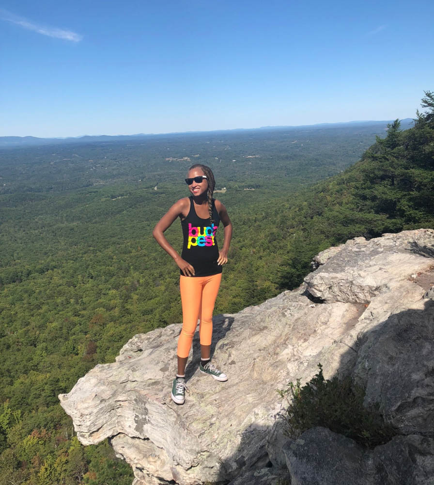 Hanging rock in North Carolina
