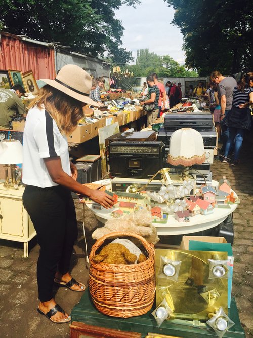 Flea market in Berlin