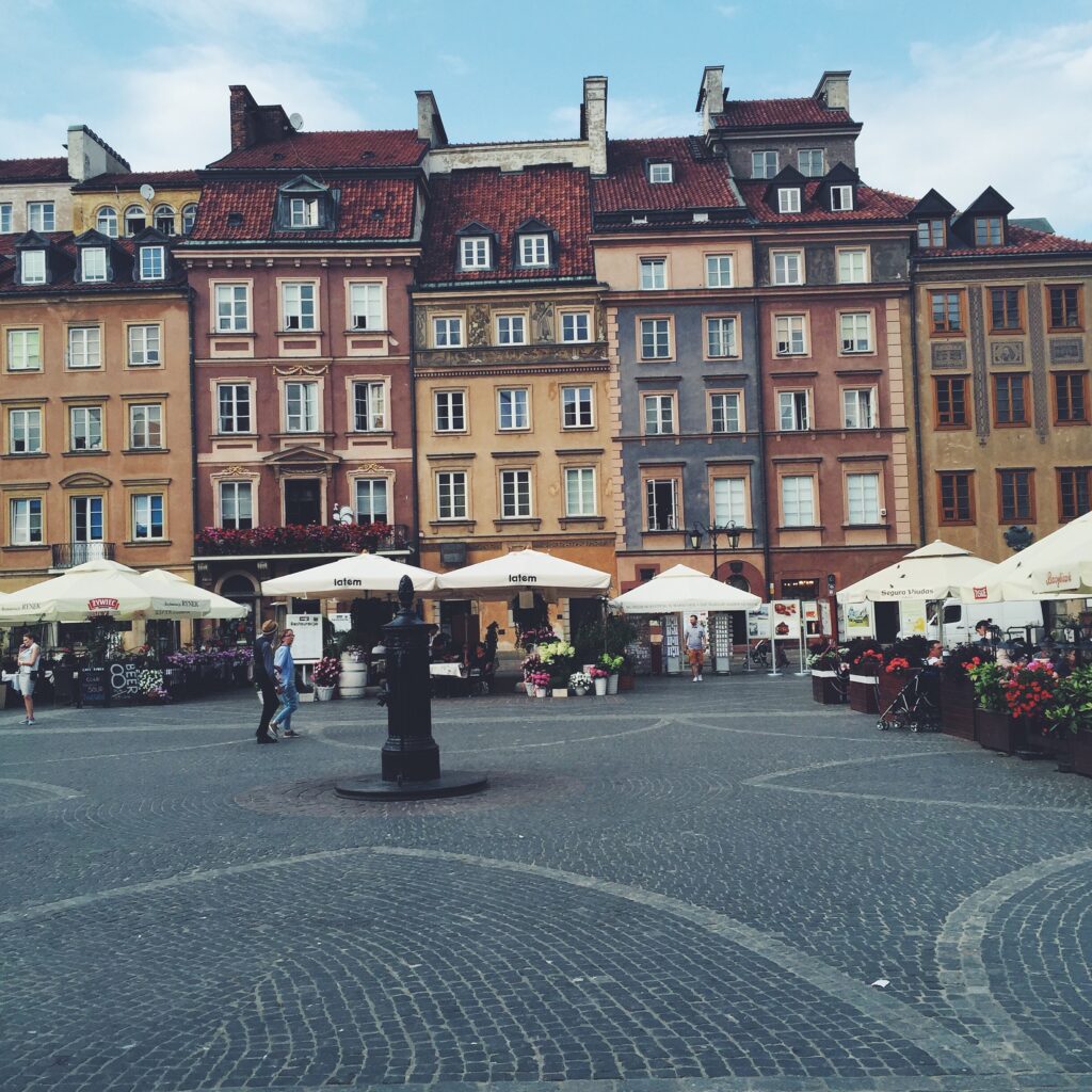 Buildings in Poland one of the best summer destinations in Europe