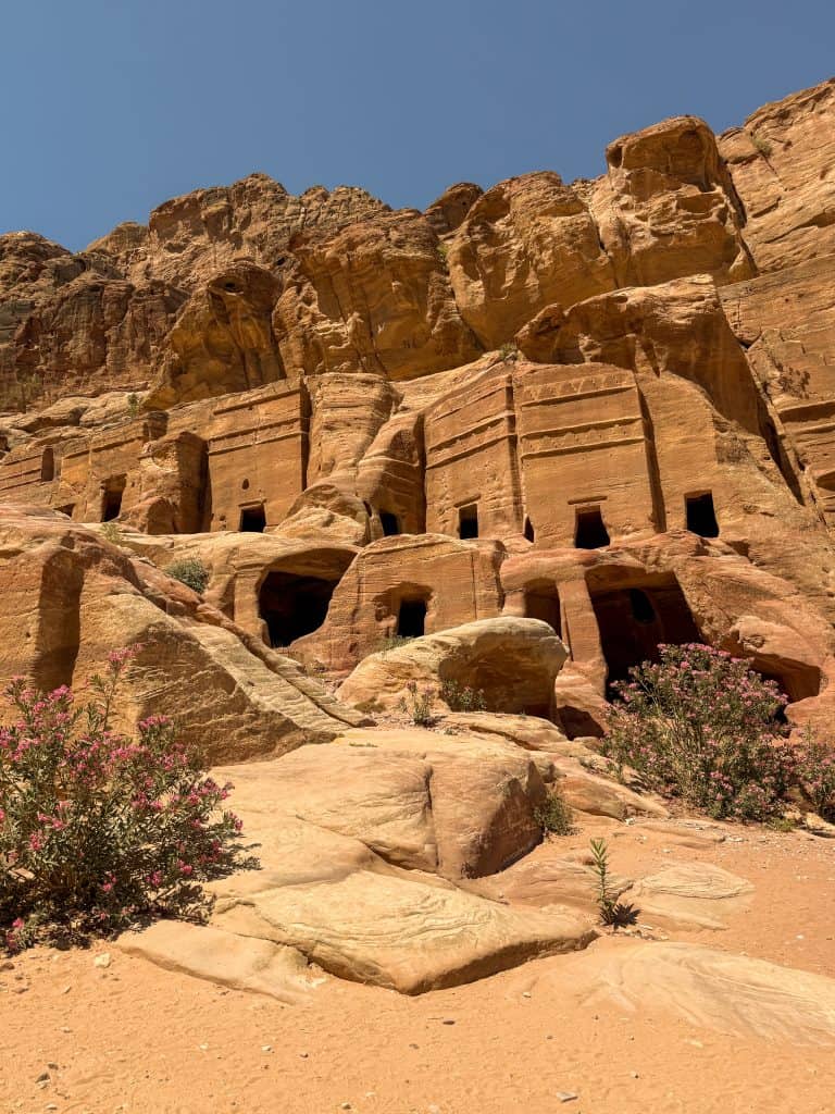 Ancient homes in Petra