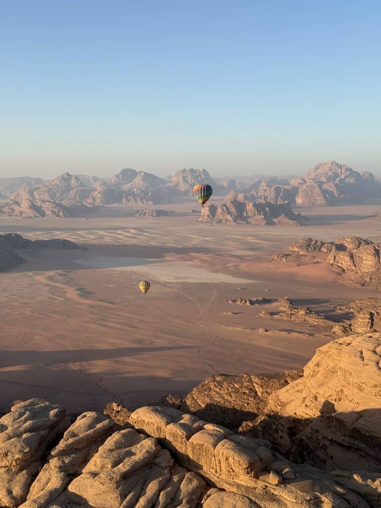 Itinerary for Jordan- Hot air balloon